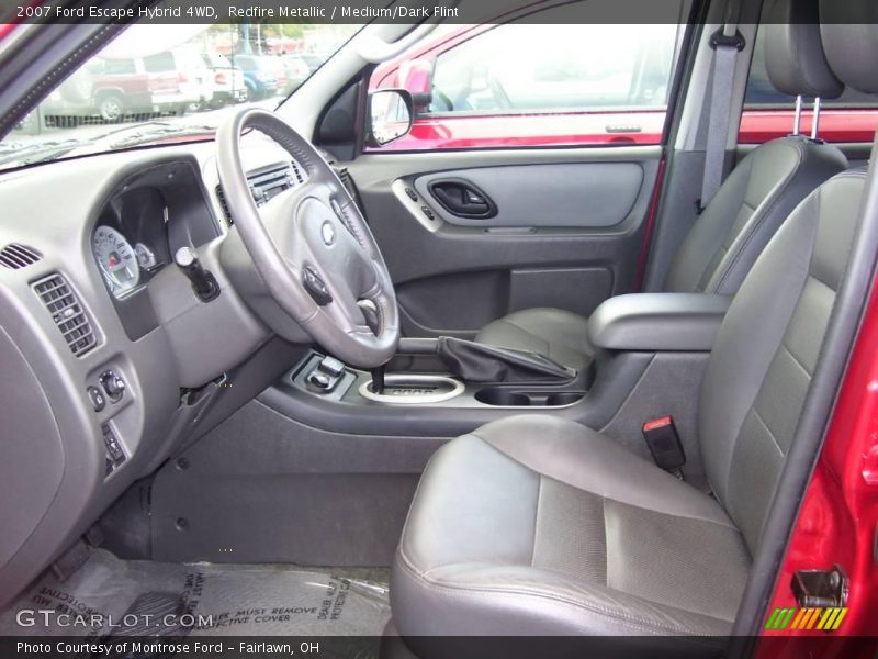 Redfire Metallic / Medium/Dark Flint 2007 Ford Escape Hybrid 4WD