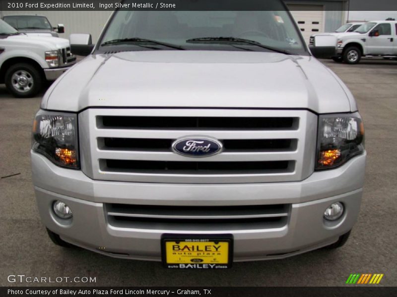 Ingot Silver Metallic / Stone 2010 Ford Expedition Limited