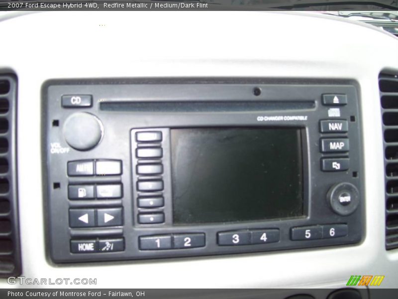 Redfire Metallic / Medium/Dark Flint 2007 Ford Escape Hybrid 4WD