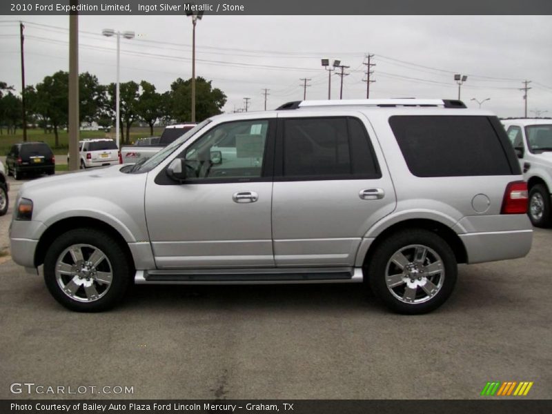 Ingot Silver Metallic / Stone 2010 Ford Expedition Limited
