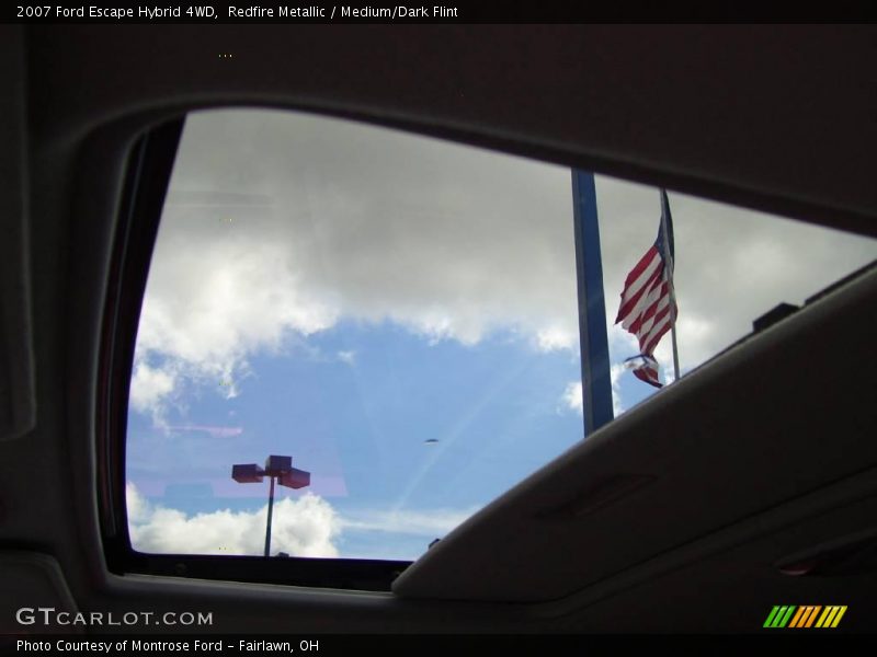 Redfire Metallic / Medium/Dark Flint 2007 Ford Escape Hybrid 4WD