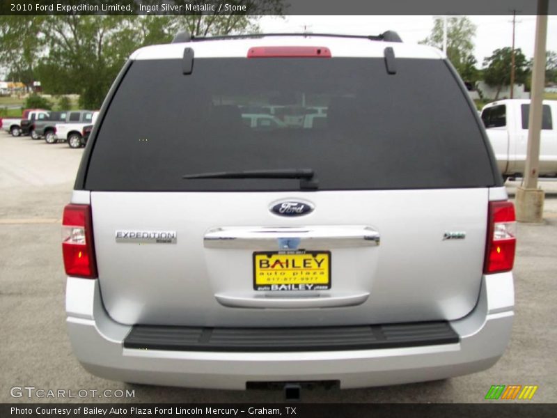 Ingot Silver Metallic / Stone 2010 Ford Expedition Limited