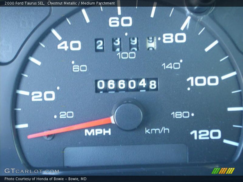 Chestnut Metallic / Medium Parchment 2000 Ford Taurus SEL