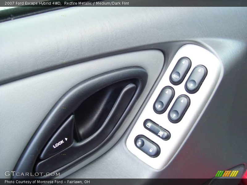 Redfire Metallic / Medium/Dark Flint 2007 Ford Escape Hybrid 4WD