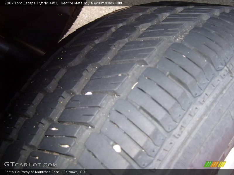 Redfire Metallic / Medium/Dark Flint 2007 Ford Escape Hybrid 4WD