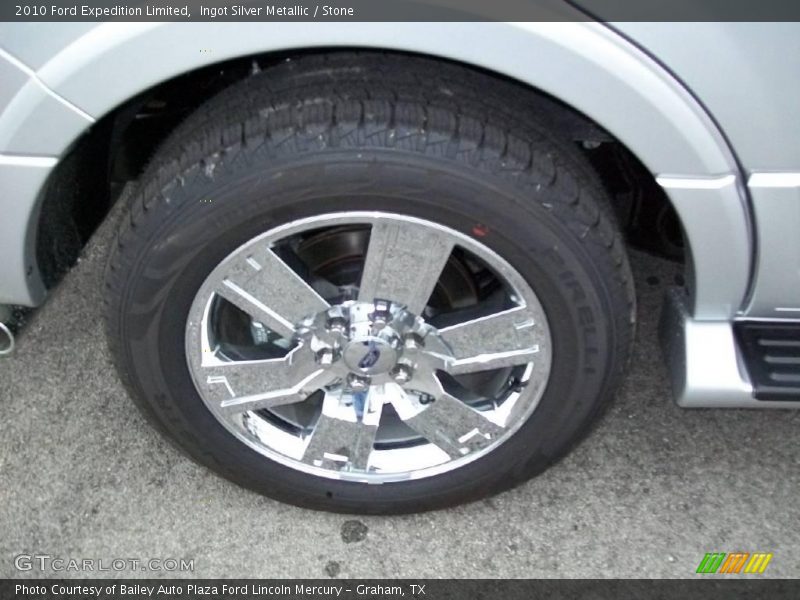 Ingot Silver Metallic / Stone 2010 Ford Expedition Limited