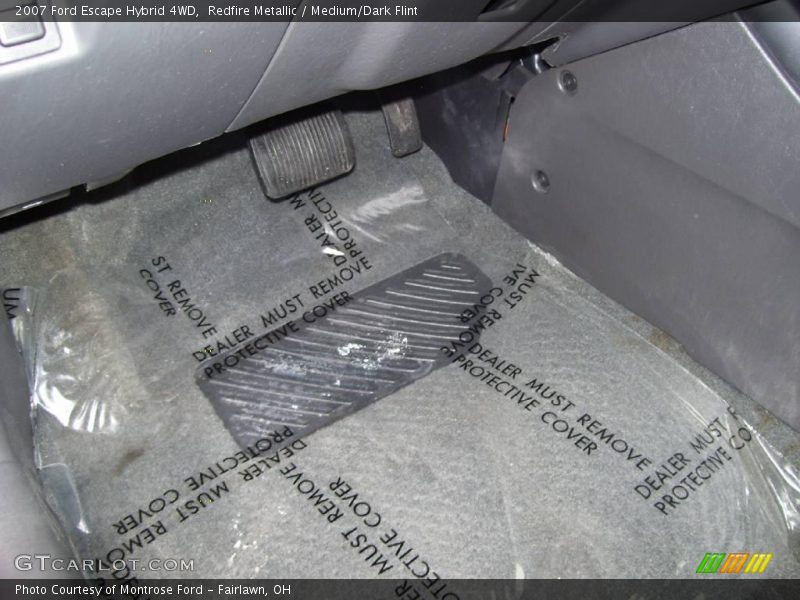 Redfire Metallic / Medium/Dark Flint 2007 Ford Escape Hybrid 4WD