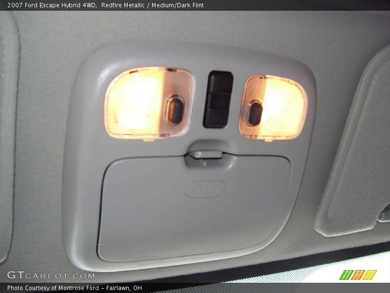 Redfire Metallic / Medium/Dark Flint 2007 Ford Escape Hybrid 4WD