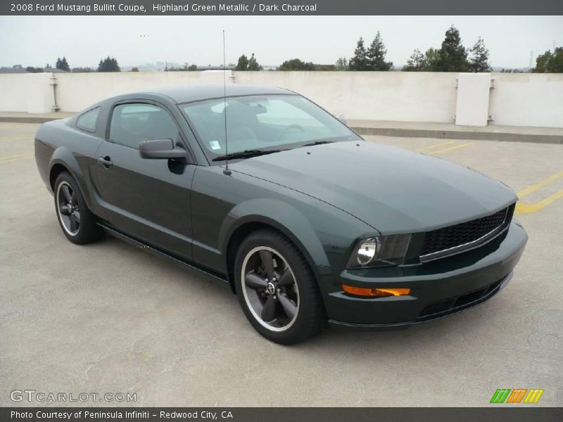 Highland Green Metallic / Dark Charcoal 2008 Ford Mustang Bullitt Coupe
