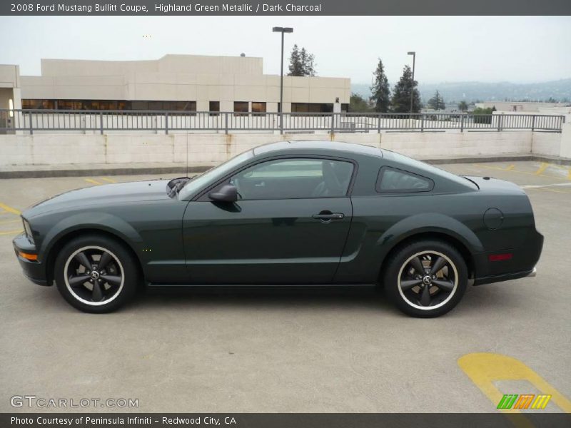 Highland Green Metallic / Dark Charcoal 2008 Ford Mustang Bullitt Coupe