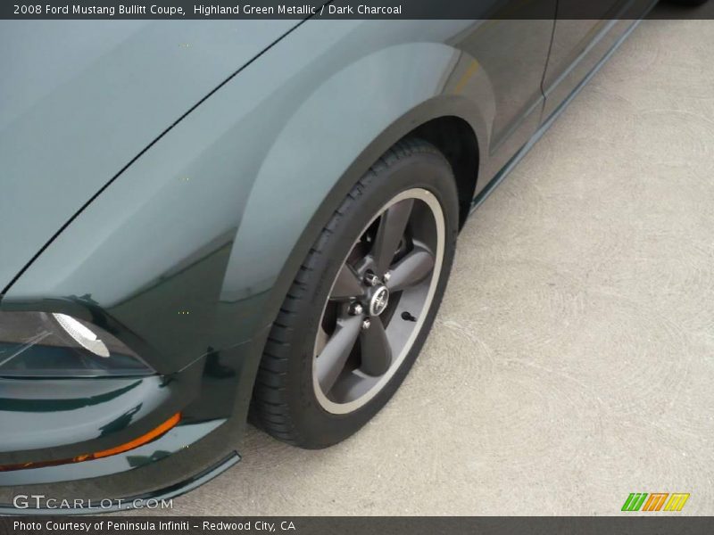 Highland Green Metallic / Dark Charcoal 2008 Ford Mustang Bullitt Coupe