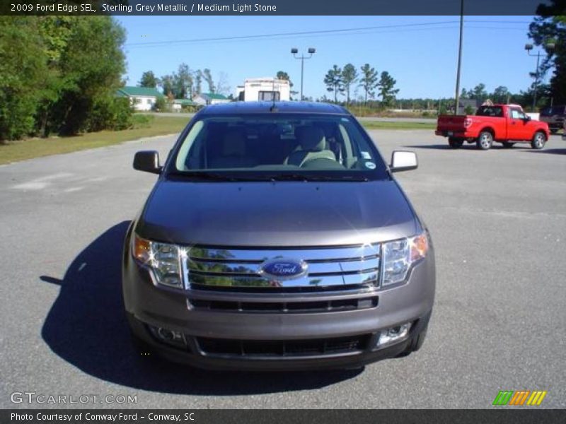 Sterling Grey Metallic / Medium Light Stone 2009 Ford Edge SEL