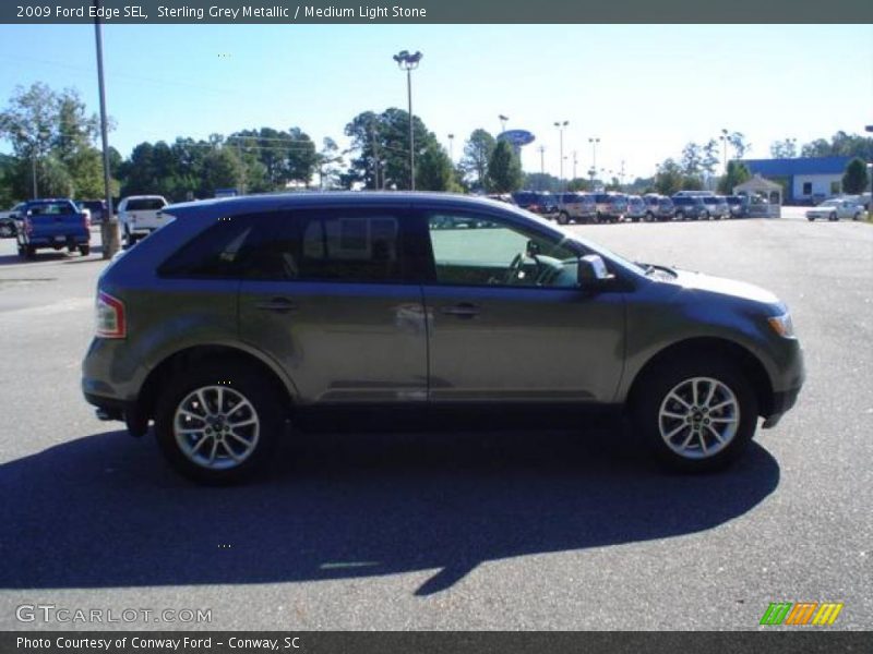 Sterling Grey Metallic / Medium Light Stone 2009 Ford Edge SEL