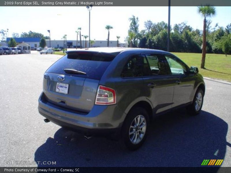 Sterling Grey Metallic / Medium Light Stone 2009 Ford Edge SEL