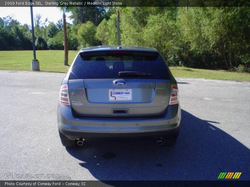 Sterling Grey Metallic / Medium Light Stone 2009 Ford Edge SEL