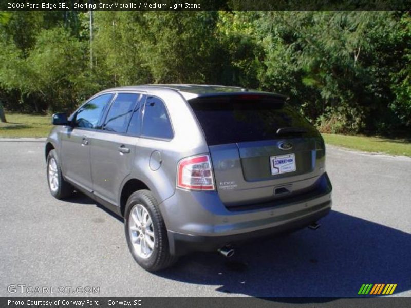 Sterling Grey Metallic / Medium Light Stone 2009 Ford Edge SEL