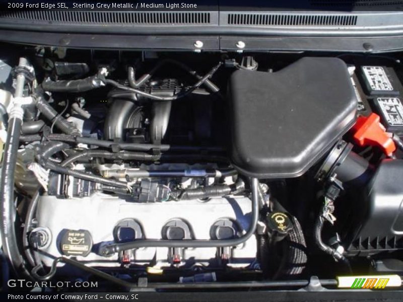 Sterling Grey Metallic / Medium Light Stone 2009 Ford Edge SEL