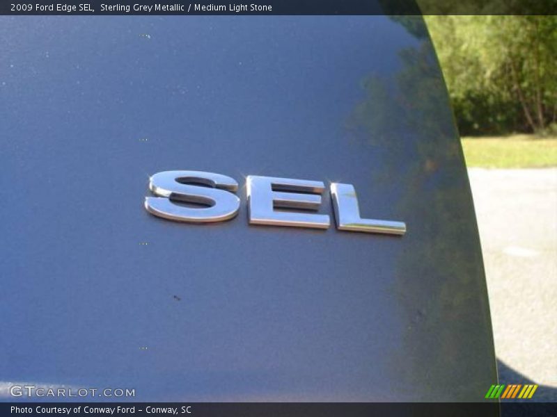 Sterling Grey Metallic / Medium Light Stone 2009 Ford Edge SEL