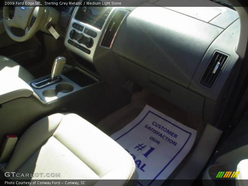 Sterling Grey Metallic / Medium Light Stone 2009 Ford Edge SEL