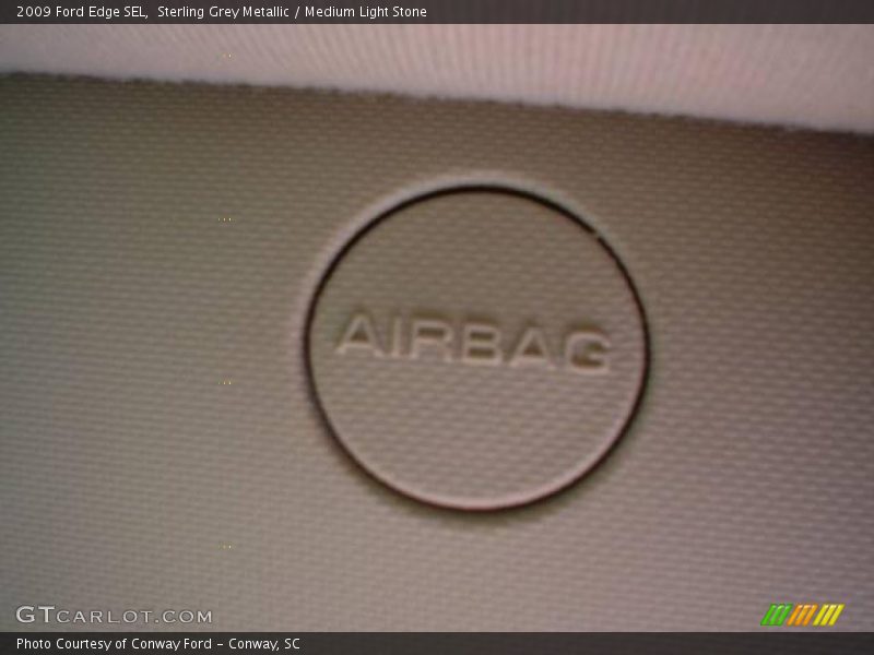 Sterling Grey Metallic / Medium Light Stone 2009 Ford Edge SEL