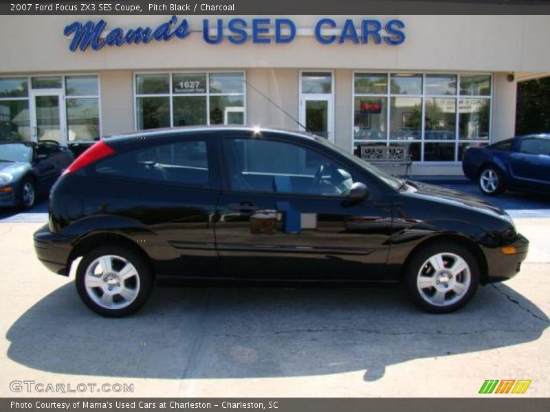 Pitch Black / Charcoal 2007 Ford Focus ZX3 SES Coupe