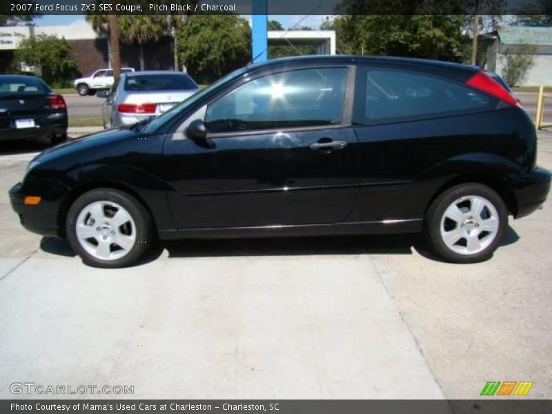Pitch Black / Charcoal 2007 Ford Focus ZX3 SES Coupe