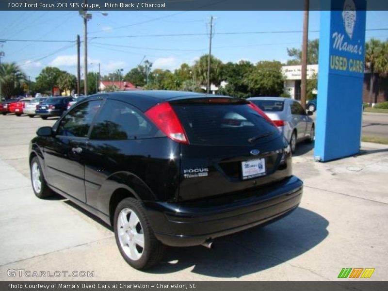 Pitch Black / Charcoal 2007 Ford Focus ZX3 SES Coupe