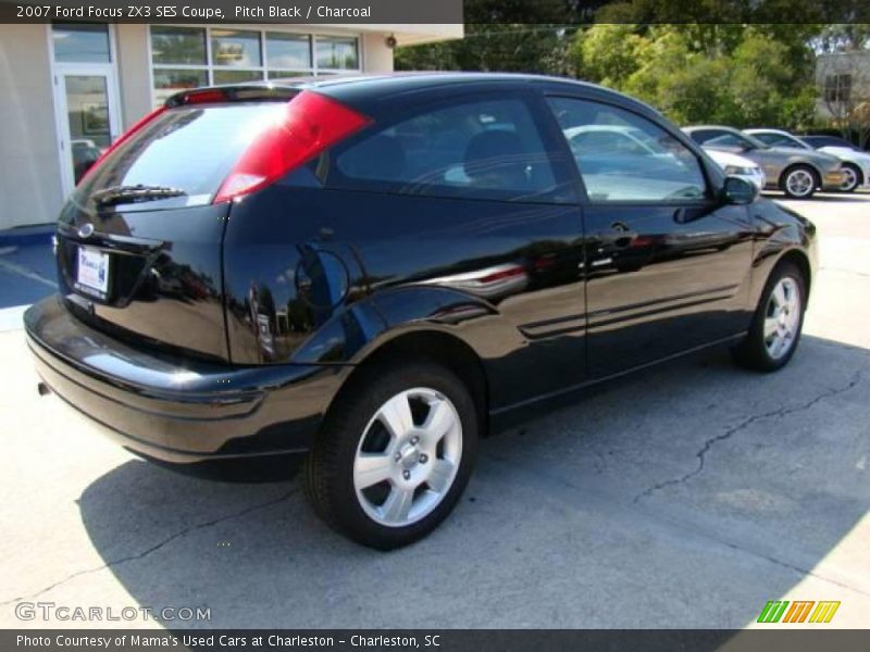 Pitch Black / Charcoal 2007 Ford Focus ZX3 SES Coupe