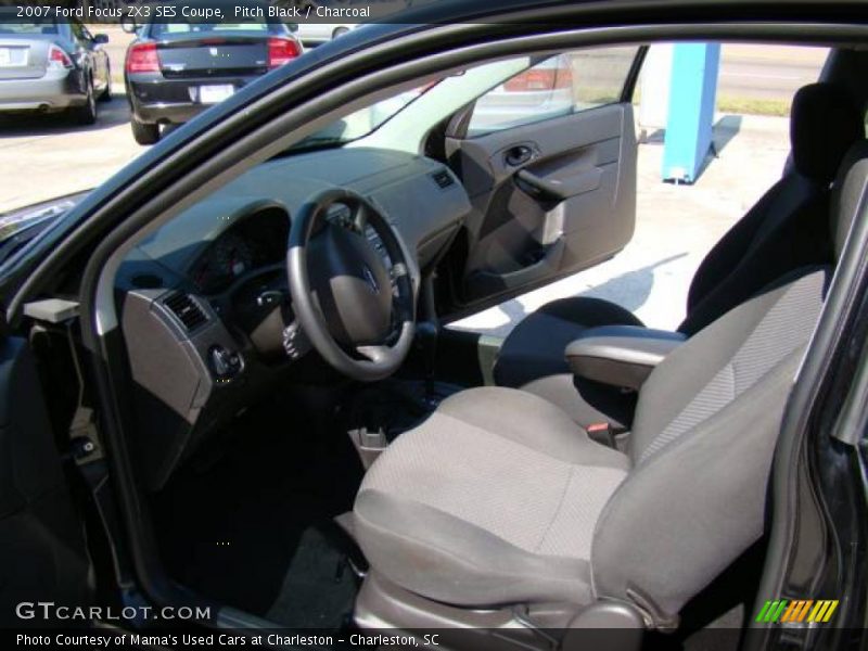 Pitch Black / Charcoal 2007 Ford Focus ZX3 SES Coupe