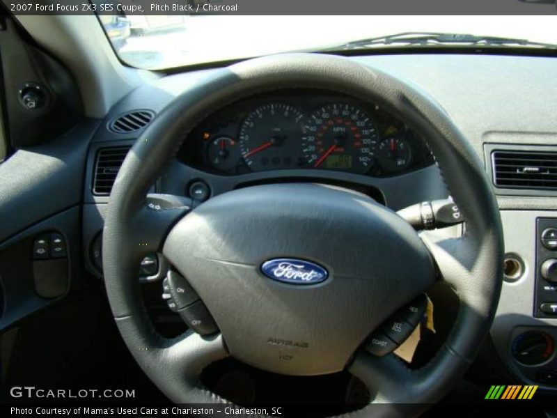 Pitch Black / Charcoal 2007 Ford Focus ZX3 SES Coupe