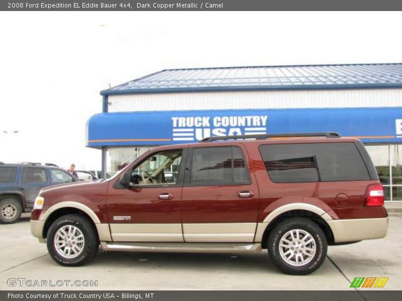 Dark Copper Metallic / Camel 2008 Ford Expedition EL Eddie Bauer 4x4