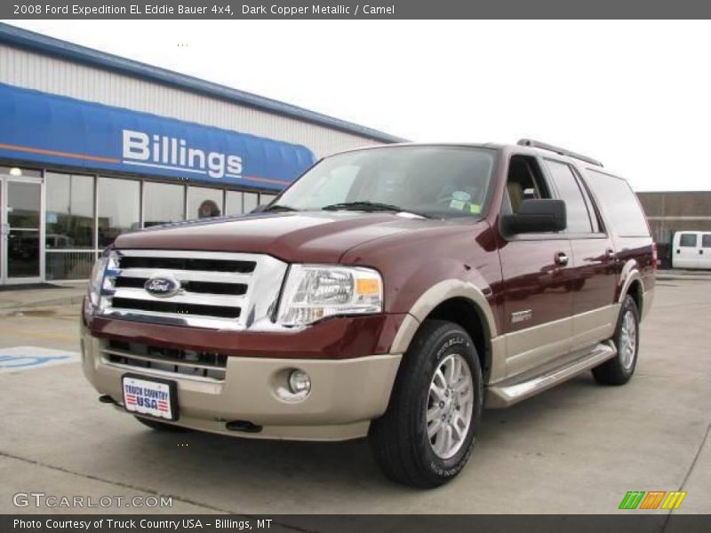 Dark Copper Metallic / Camel 2008 Ford Expedition EL Eddie Bauer 4x4