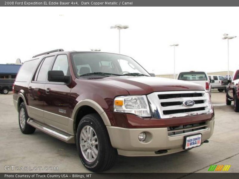 Dark Copper Metallic / Camel 2008 Ford Expedition EL Eddie Bauer 4x4