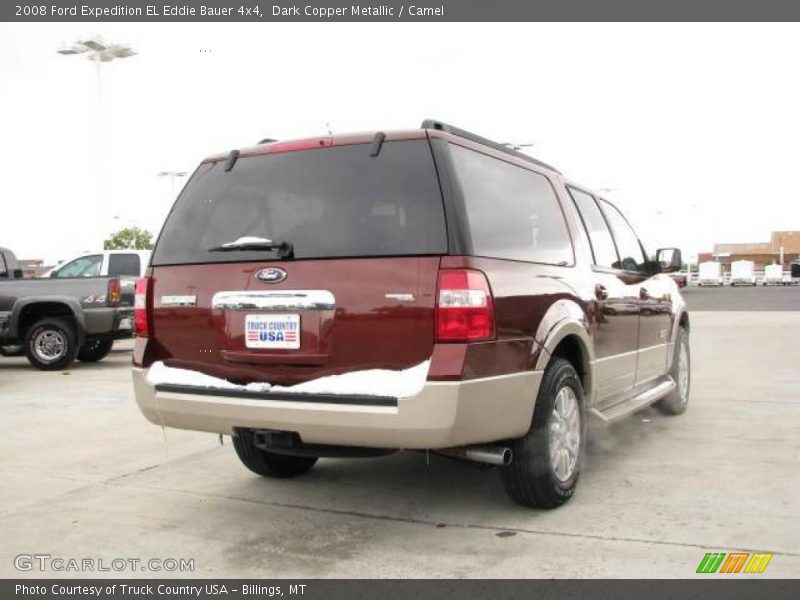 Dark Copper Metallic / Camel 2008 Ford Expedition EL Eddie Bauer 4x4