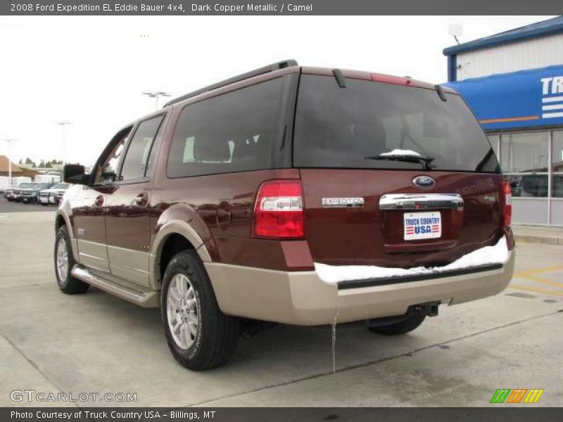Dark Copper Metallic / Camel 2008 Ford Expedition EL Eddie Bauer 4x4