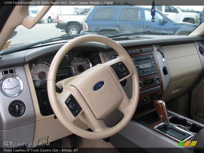 Dark Copper Metallic / Camel 2008 Ford Expedition EL Eddie Bauer 4x4