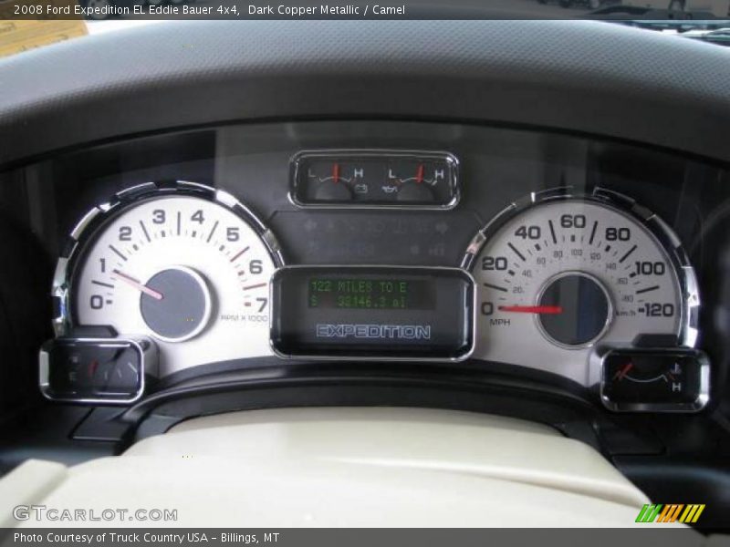 Dark Copper Metallic / Camel 2008 Ford Expedition EL Eddie Bauer 4x4