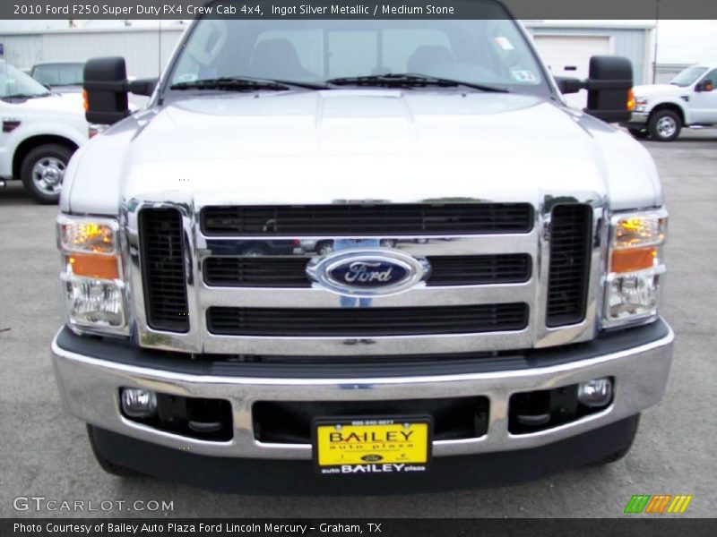 Ingot Silver Metallic / Medium Stone 2010 Ford F250 Super Duty FX4 Crew Cab 4x4