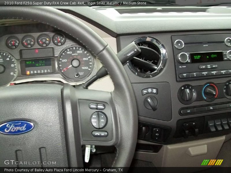 Ingot Silver Metallic / Medium Stone 2010 Ford F250 Super Duty FX4 Crew Cab 4x4