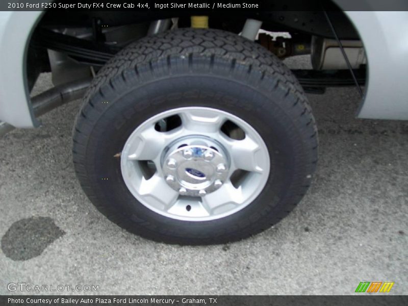 Ingot Silver Metallic / Medium Stone 2010 Ford F250 Super Duty FX4 Crew Cab 4x4
