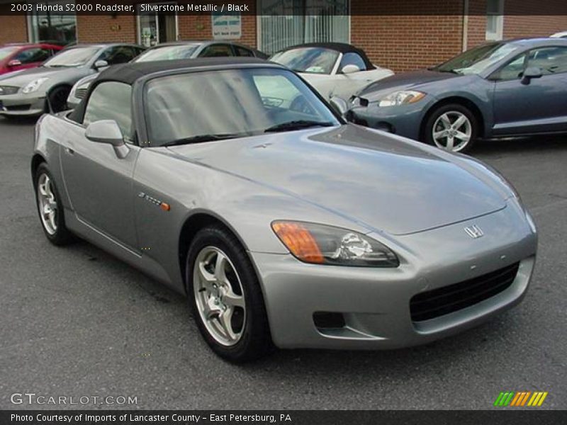 Silverstone Metallic / Black 2003 Honda S2000 Roadster