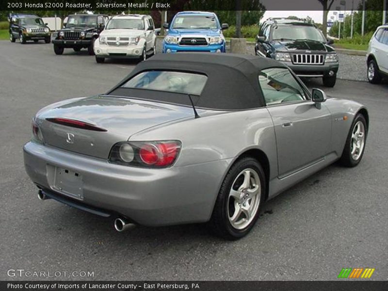 Silverstone Metallic / Black 2003 Honda S2000 Roadster