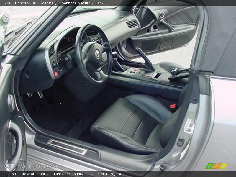 Silverstone Metallic / Black 2003 Honda S2000 Roadster
