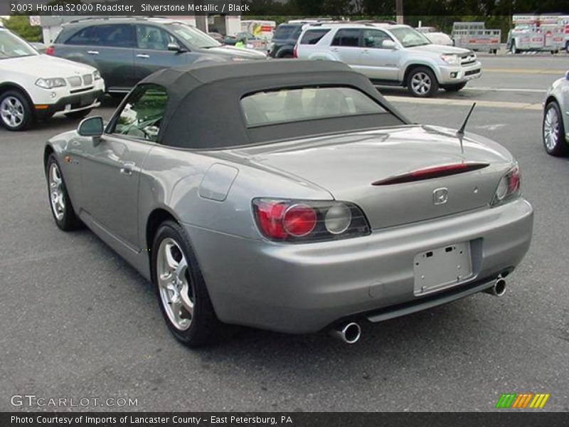 Silverstone Metallic / Black 2003 Honda S2000 Roadster
