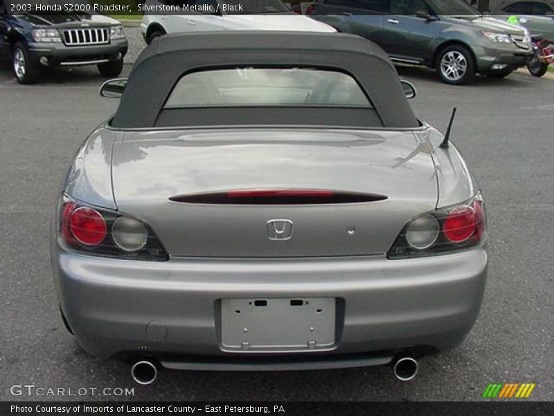 Silverstone Metallic / Black 2003 Honda S2000 Roadster