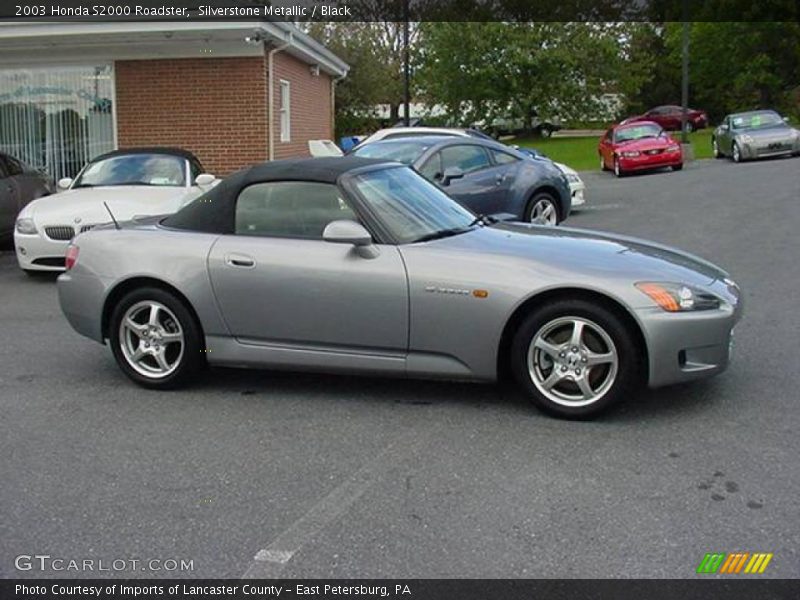 Silverstone Metallic / Black 2003 Honda S2000 Roadster