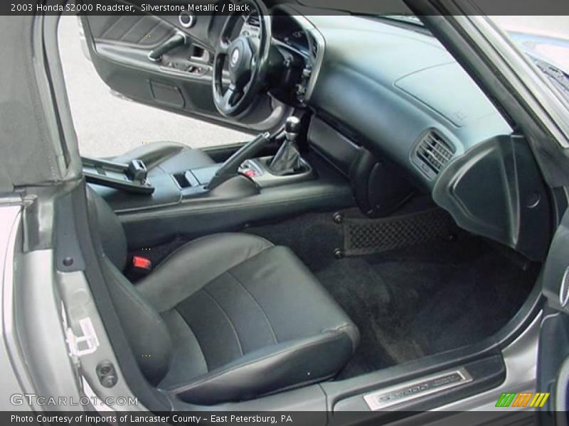 Silverstone Metallic / Black 2003 Honda S2000 Roadster