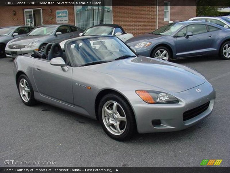 Silverstone Metallic / Black 2003 Honda S2000 Roadster