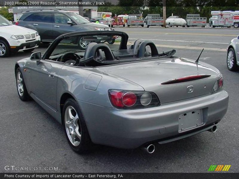 Silverstone Metallic / Black 2003 Honda S2000 Roadster