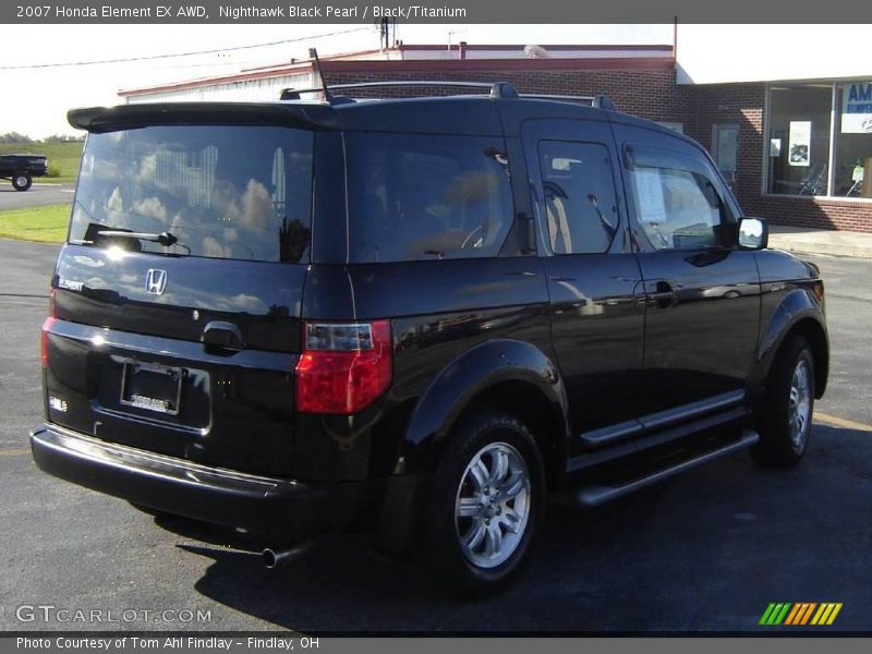 Nighthawk Black Pearl / Black/Titanium 2007 Honda Element EX AWD